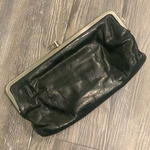 Black hobo wallet